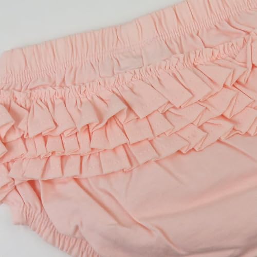 HonestBaby baby-girls 2-piece Flutter Tee, Dress With Ruffle Diaper Cover 100% Organic Cotton for Infant Baby and Toddler Girls4