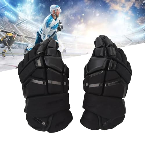 BusoTh Ice Hockey Gloves, Curved Thumb Reliable Protection Hockey Gloves Excellent Flexibility Breathability for Roller Hockey (13inch), BusoThqgxw3osah1-12 - Thumbnail 3