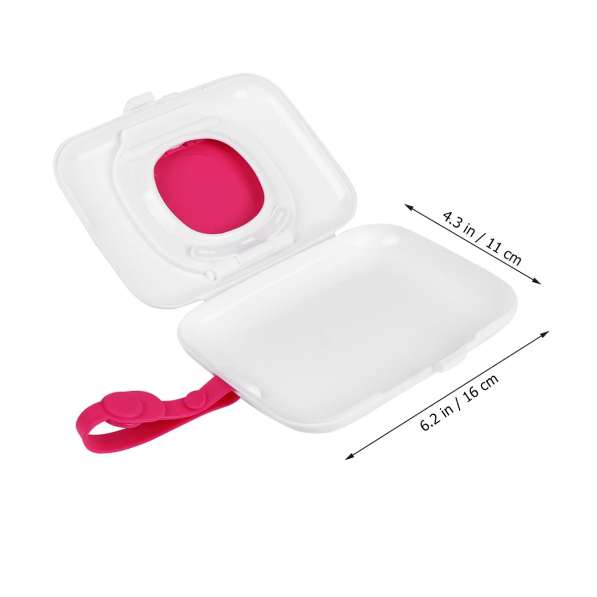 KOMBIUDA Portable Wet Tissue Case Outdoor Reusable Holder for Travel Convenient Storage for Odorless Design for Quick Clean Ups