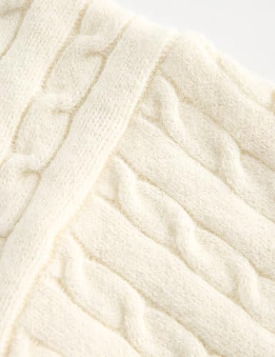 Silent Vortex Men's Women's Fall Crewneck Pullover Sweater Chunky Cable Knit Sweater Casual Twist Textured Fisherman Top4