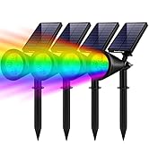 InnoGear Solar Outdoor Lights, Solar Lights Outdoor Waterproof Solar Spot Lights Outdoor Spotligh...