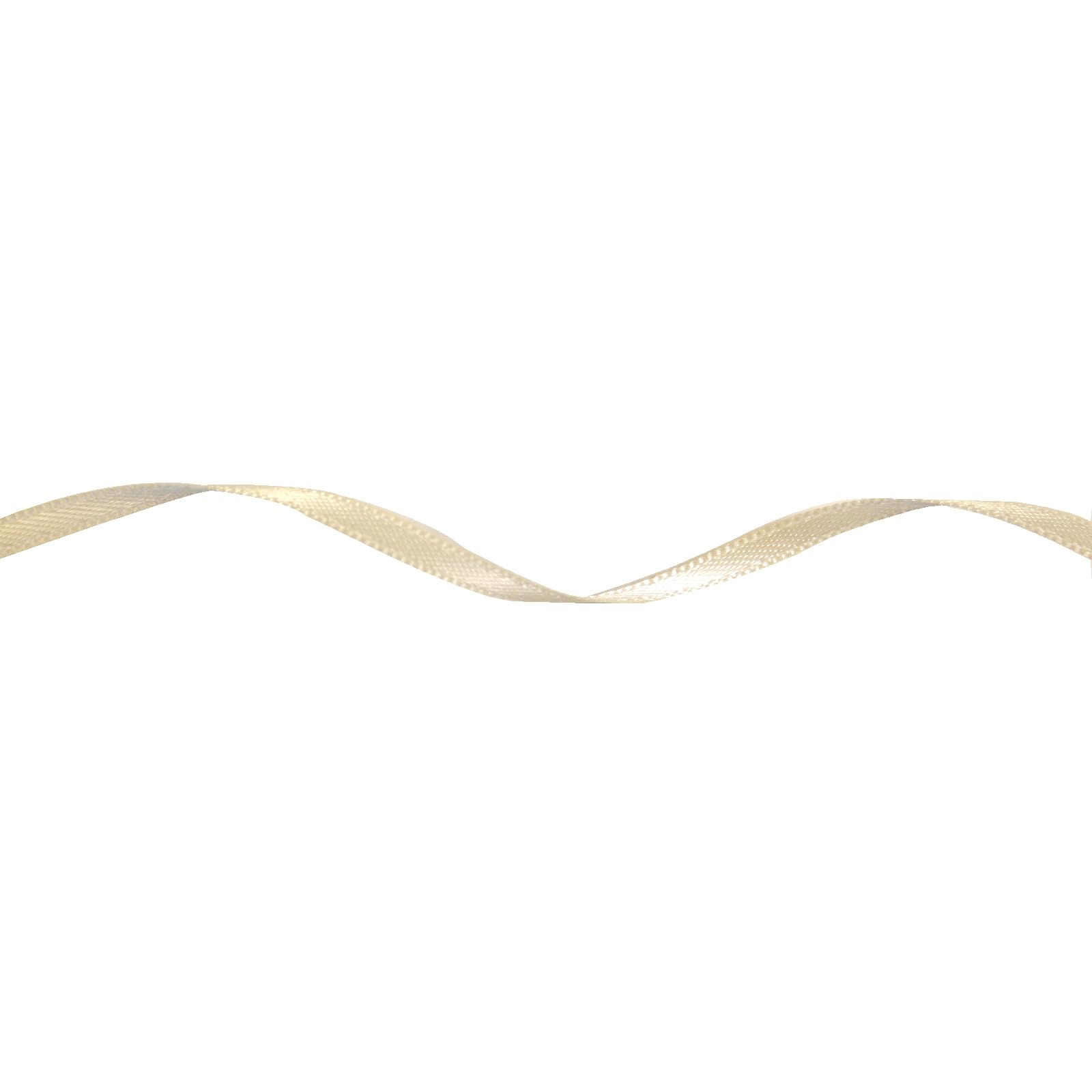 Vaessen Creative Ruban de Satin Double, Ivoire, 3mm, 10m