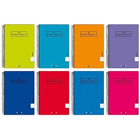 Unipapel 98452099 Pack of 5 Polypropylene Cover Notebooks Cover