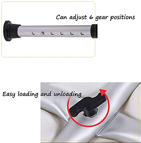 Tabouret de douche portable robuste avec dossier pour senior