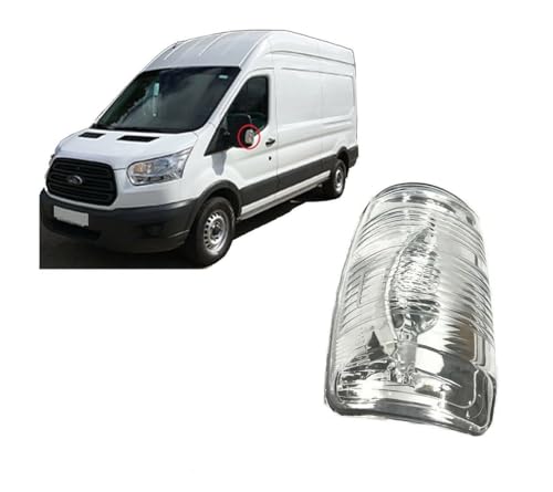 Clignotant De Rétroviseur Gauche Pour Ford Transit (à Partir De 2013) - Blanc, 16W, Compatible Références OEM