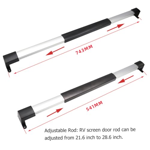 Poignée porte moustiquaire camping car réglable abs aluminium accessoire caravane