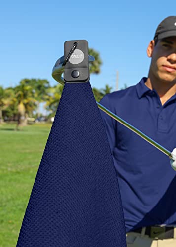Playing It Forward Magnetic Golf Towel For Golf Bags With Clip For Men & Women, Waffle Weave Microfiber Golf Towel With Industrial Strength Magnet For Strong Hold To Golf Carts Or Clubs #TOP2