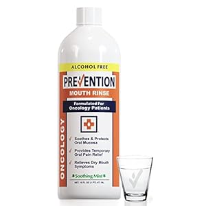 Prevention Oncology Mouthwash, Non-Alcohol, 16oz, Prevention Oncology Mouth Rinse | Alcohol Free – Specially Formulated for Patients Undergoing Oncology Treatment