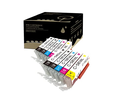 Amla 10 pezzi Compatibile Cartucce Canon 580 581