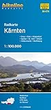  Kärnten: Drau – Glan – Klagenfurt – Spittal – St. Veit – Villach – Völkermarkt – Wolfsberg, 1:75.000, wetterfest/reißfest, GPS-tauglich mit UTM-Netz (Bikeline Radkarte)
