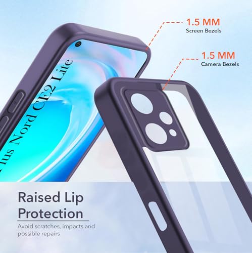 Jkobi Ultra-Hybrid Case for OnePlus Nord CE 2 Lite 5G, Purple - Image 4