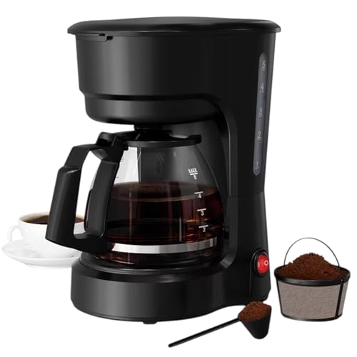 Coffee Maker with Warming Plate, Black, 2 Hours Keep Warm Function