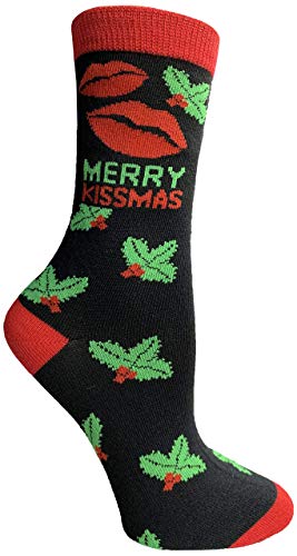 Yacht & Smith Womens Christmas Socks, Novelty Holiday Socks, Fun Colorful Festive, Crew, Slipper Socks #TOP6
