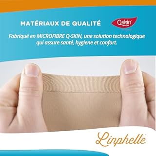 Linphelle Manchon Bras en Microfibre pour Picc Line - Manchette Bras en tissu respirant et design, idéal pour PICC, Glucometre pour glycémie, Tatouage ou Blessures, Nude, Taille 1