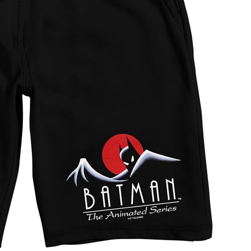 Batman: The Animated Series Men's Black Sleep Pajama Shorts2