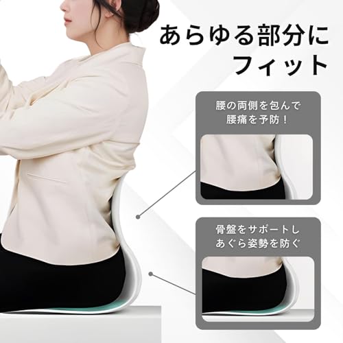 airara(アイララ) 姿勢矯正 椅子 ランバーサポート クッション の商品画像 6