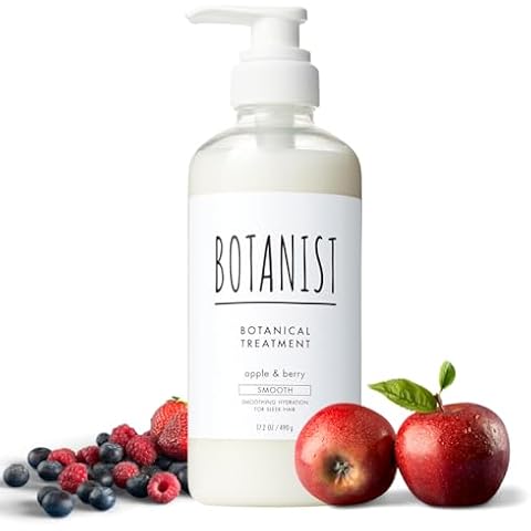 Botanist Moisturizing Hair Conditioner Treatment, Natural & Organic Japanese Haircare for Dry & Frizzy Hair, Botanical Scalp Treatment with Pump, Grapefruit & Sage, Scalp Cleanse, 17.2 Oz / 490g Cover
