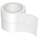 DIYEAH White Packing Tape 2 Rolls Writable Kraft Paper Packing Gummed Tapes Water Activated Heavy Duty Industrial Packaging Shipping Kraft Papers