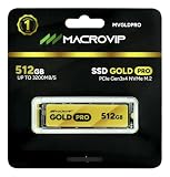 NVME 512GB MACROVIP GOLD PRO, M.2 2280, PCIE GEN 3X4, LEIT 3200MB/S, GRAV 2500MB/S - MVGLDPRO512GB