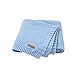 Odot Coperta Bimbo in Maglia per Bambino, Soffice Dormire di Coperta Unisex Neonato Morbida Coperta Swaddle Perfetta per Culla, Carrozzina, Lettino (80x100cm,Blu)