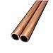 2Pcs/set Length 500mm Copper Pipe Outer Diameter 8/8.5/9/ 9.5/10/ 10.5/11/ 12/13/ 14mm Hollow Straight Round Thin Cooper Tube Piping (Size : 500mm, Color : OD 12 x ID 10mm)