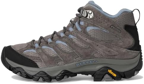 Merrell Women's Moab 3 Mid Waterproof, Granite, 8 - 5