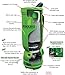 Mosquito-America Super Vac Backpack Vacuum with HEPA Filtration (Model Number 10-1011) - 10-Quart Capacity/Green/Smooth Glide Tool Kit Included. Great for Commercial or Residential Applications!