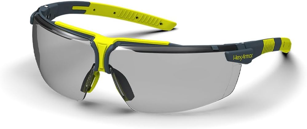 HexArmor VS300 Safety Glasses with Adjustable Side Arms Z87+ for Men and Women