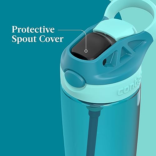 Image of Contigo Aubrey Leak-Proof Spill-Proof Water Bottle 20oz Juniper Jade