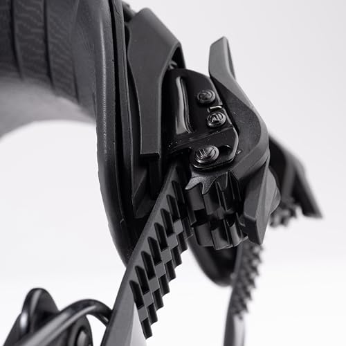 Nidecker Flow Nx2 Fusion Unisex Snowboard Bindings, Black, Medium