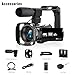 lovpo Camcorder Video Camera 4K 48MP HD Camera Recorder, 18X Digital Zoo 3