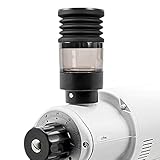 ✅ Hochwertiges Material – Aluminiumdeckel, sehr glatt für komfortables Handpressen; robuster Silikonbalg, erzeugt starken Luftstrom; langlebiger PC-Bohnentrichter, transparent für einfache Überprüfung der Bohnen.