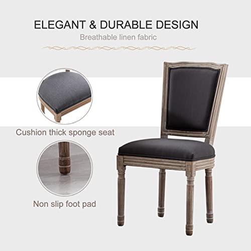 Virabit-French-Dining-Chairs-Set-of-4-Louis-Dining-Chairs-with-Square-Backrest-and-Exquisitely-Carved-Solid-Wood-Frame-for-Living-Room-Kitchen-Restaurant Virabit French Dining Chairs Set of 4 Louis Dining Chairs with Square Backrest and Exquisitely Carved Solid Wood Frame for Living Room Kitchen Restaurant