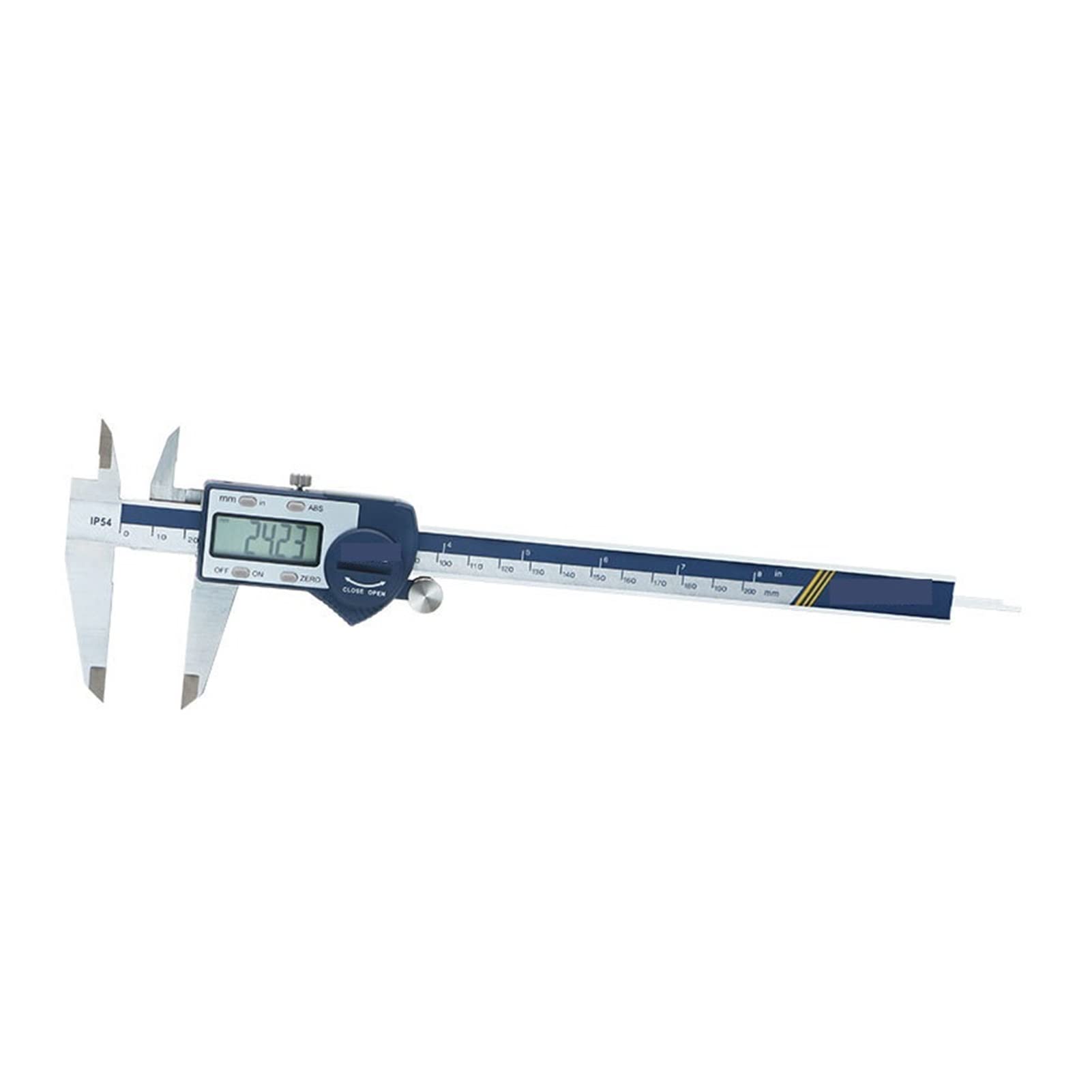 EDEDE Calibre Digital, Herramientas de calibrador de medición de calibrador Digital electrónicos de 200 mm 0.01 mm Herramientas de calibrador Digital de Acero Inoxidable