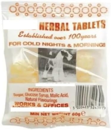 Herbal Tablets 60g Bag - Herbal Sweets Cough Candy