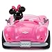 Disney Store Official Minnie Mouse's Vintage Remote Control Car for Kids - Gloss Pink Convertible Roadster with Lights & Sounds, Fun RC Car - Minnie Mouse Toy for Girls & Boys
