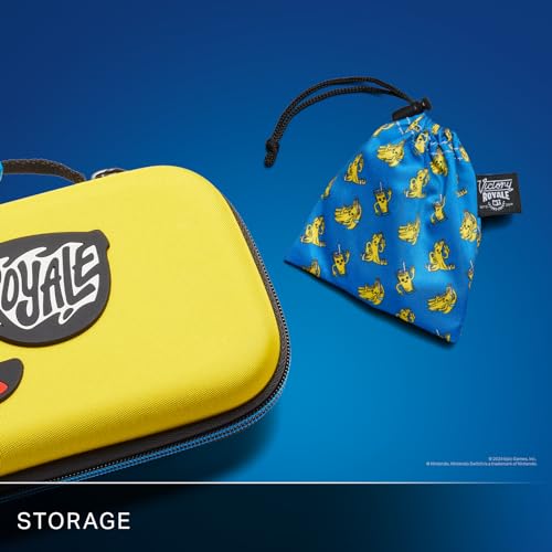 Image of PowerA Wired Earbuds for Nintendo Switch with Inline Mic, Bonus Virtual Item and Matching Peely Drawstring Bag Included, Fortnite Peely (Officially Licensed)