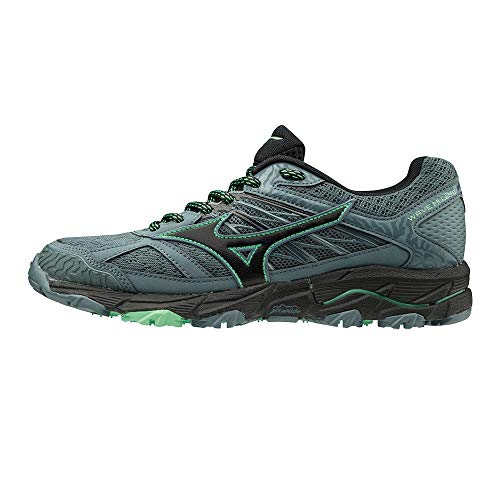 Mizuno Heren Wave Mujin 5 trailschoenen, Groen, 36.5 EU