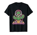 Cactus Sonriente con Planta DJ Camiseta