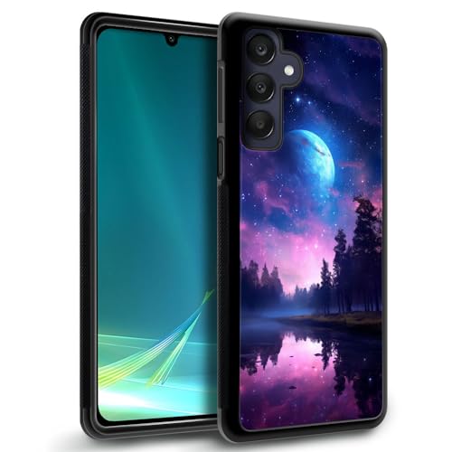 Compatible with Samsung Galaxy A35 5G Case,Purple Cool Night Galaxy A35 5G Case for Boys Girl,Soft TPU Bumper Anti-Scratch Shockproof 6.5-in