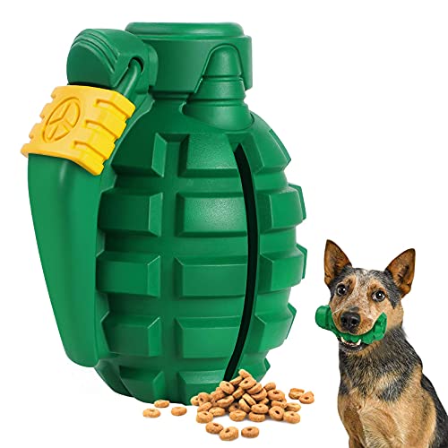 Indestructible Dog Toys for Aggressive Chewers - Heavy Duty, Durable Toys for Large Dogs (Green)