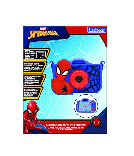 Lexibook, Spider-Man Appareil Photo Enfant 4-en-1, DJ078SP