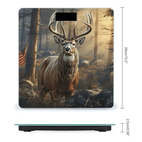 Báscula Digital de Baño con LCD y Vidrio Templado miniatura 2