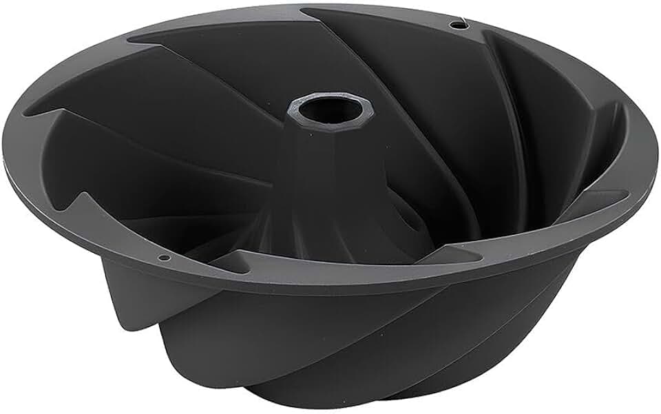 Forma de Silicone Redonda 23cm em Espiral – Antiaderente e Fácil de Desenformar