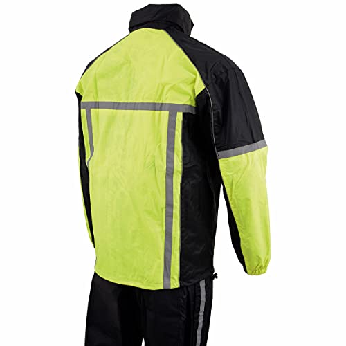 Image of Milwaukee Leather Men's Motorcycle Riding Water Resistant Rain Suit