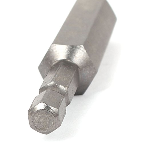 Sourcingmap 65mm Long 1/4" Hex Shank 12mm Hexagonal Tip Magnetic Hexagon Screwdriver Bit, H12 x 65mm - Image 3