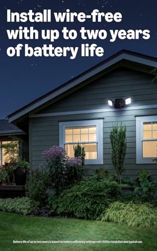 Image of Blink Outdoor 2K+ Floodlight Camera (newest model) - Wireless smart security camera, 2K video resolution, 700 lumens, two-year battery life, Sync Module Core included - 1 camera system (Black)