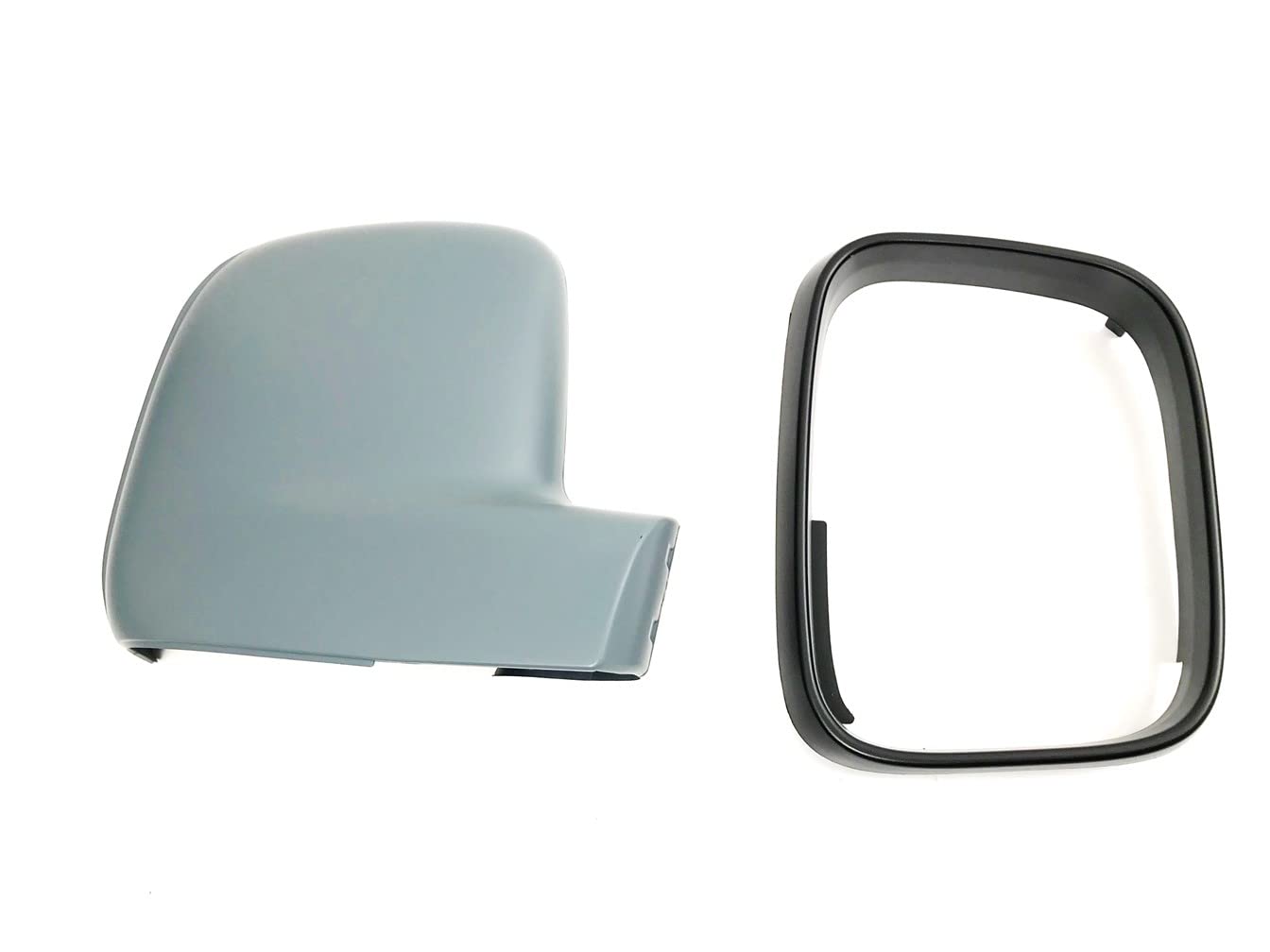 Aussenspiegel Abdeckung Spiegelkappe mit Rahmen rechts Gehäuse passend für T5 bis 2009 für Caddy 2004-2015 by HZ-DESIGN