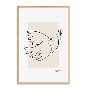 SIGNWIN Framed Canvas Wall Art Famous Paintings by...