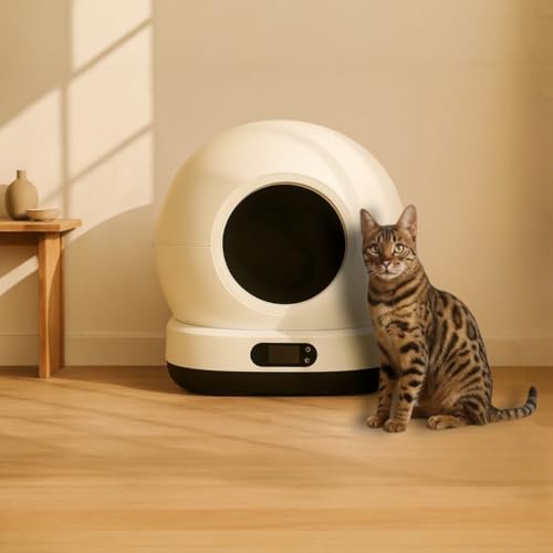 Zedar-K1200-Automatisches-Katzenklo--Selbstreinigende-Katzentoilette-mit-App--Inkl-Katzenklo-Matte-3-Rollen-Muellbeutel--82-L-XXL - sparfuchs24.io – Top Angebote, Tests & Preisvergleiche